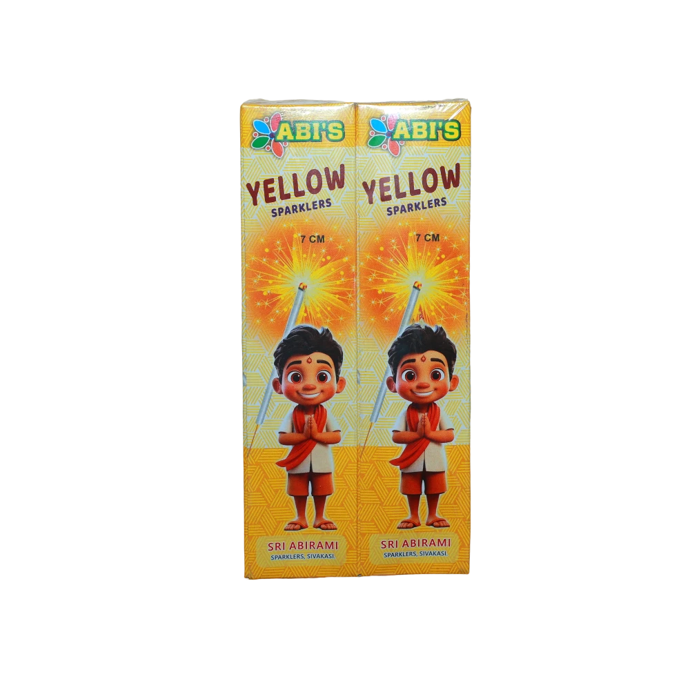 7 Cm Yellow Sparklers image
